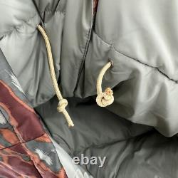 Veste parka pour homme The North Face, taille moyenne, 77 Brooks Range, camouflage marron, avec capuche