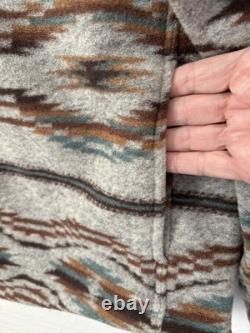 Veste shaket en polaire doublée Faherty Thunder Voice Eagle Range Grise 2XL NWT 328 $