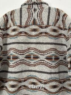 Veste shaket en polaire doublée Faherty Thunder Voice Eagle Range Grise 2XL NWT 328 $