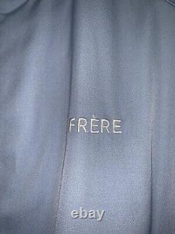 Veste sur mesure bleue pour homme Frere