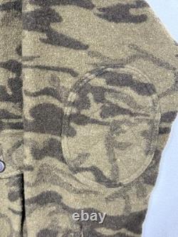 Veste vintage Columbia Gallatin Range en mélange de laine, camouflage, taille L