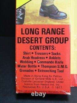 Vintage 1980-82 Action Man Lrdg Long Range Desert Group Set Scellé Gi Joe