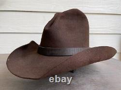 Vintage Antique Rugged Old West Resistol Cowboy Hat 7 Open Range Tom MIX Gus