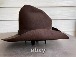Vintage Antique Rugged Old West Resistol Cowboy Hat 7 Open Range Tom MIX Gus