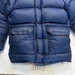 Vintage années 70 Veste en duvet Brooks Range de The North Face pour homme Taille Large Marron Tag USA