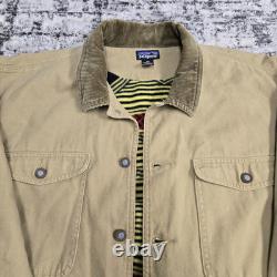 Vtg 1988 Patagonia Nuevo Range Chore Coat Veste de Ferme Taille M Sud-Ouest Aztec Années 80