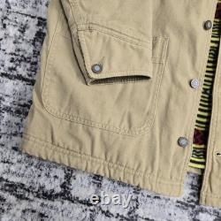 Vtg 1988 Patagonia Nuevo Range Chore Coat Veste de Ferme Taille M Sud-Ouest Aztec Années 80