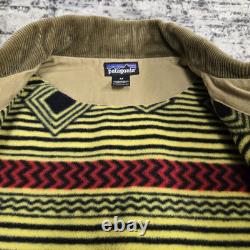 Vtg 1988 Patagonia Nuevo Range Chore Coat Veste de Ferme Taille M Sud-Ouest Aztec Années 80