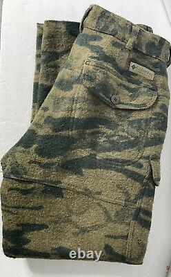 Vtg Columbia Laine Camouflage Camo Gallatin Range Pantalon De Chasse 34 X 33 Même Jour
