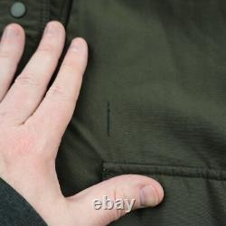 Vtg années 90 1995 Patagonia Canvas Nuevo Range Aztec Synchilla Manteau Veste Homme Taille S