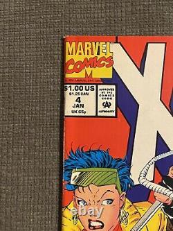 X-men 4 1991 1ère Apparition D’application Omega Red Key Comic Book (nm- Gamme)