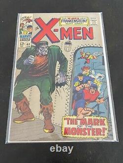 X-men #40 Marvel Comics Argent Age Frankenstein App Cyclopes Origine Gamme Fn/vf